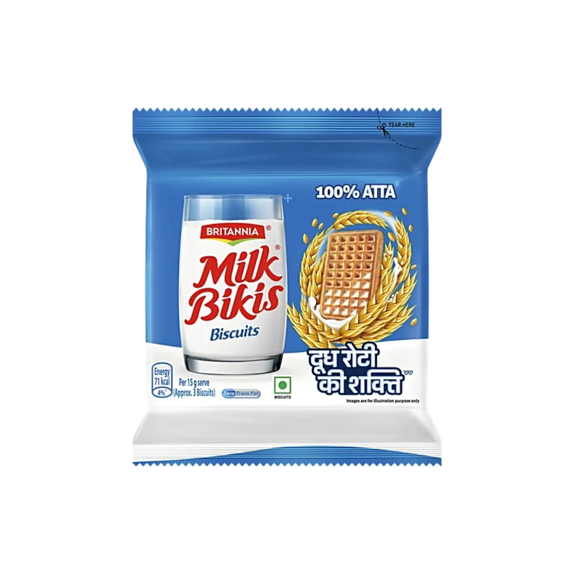Britannia Milk Bikis Biscuits, 190.5 g